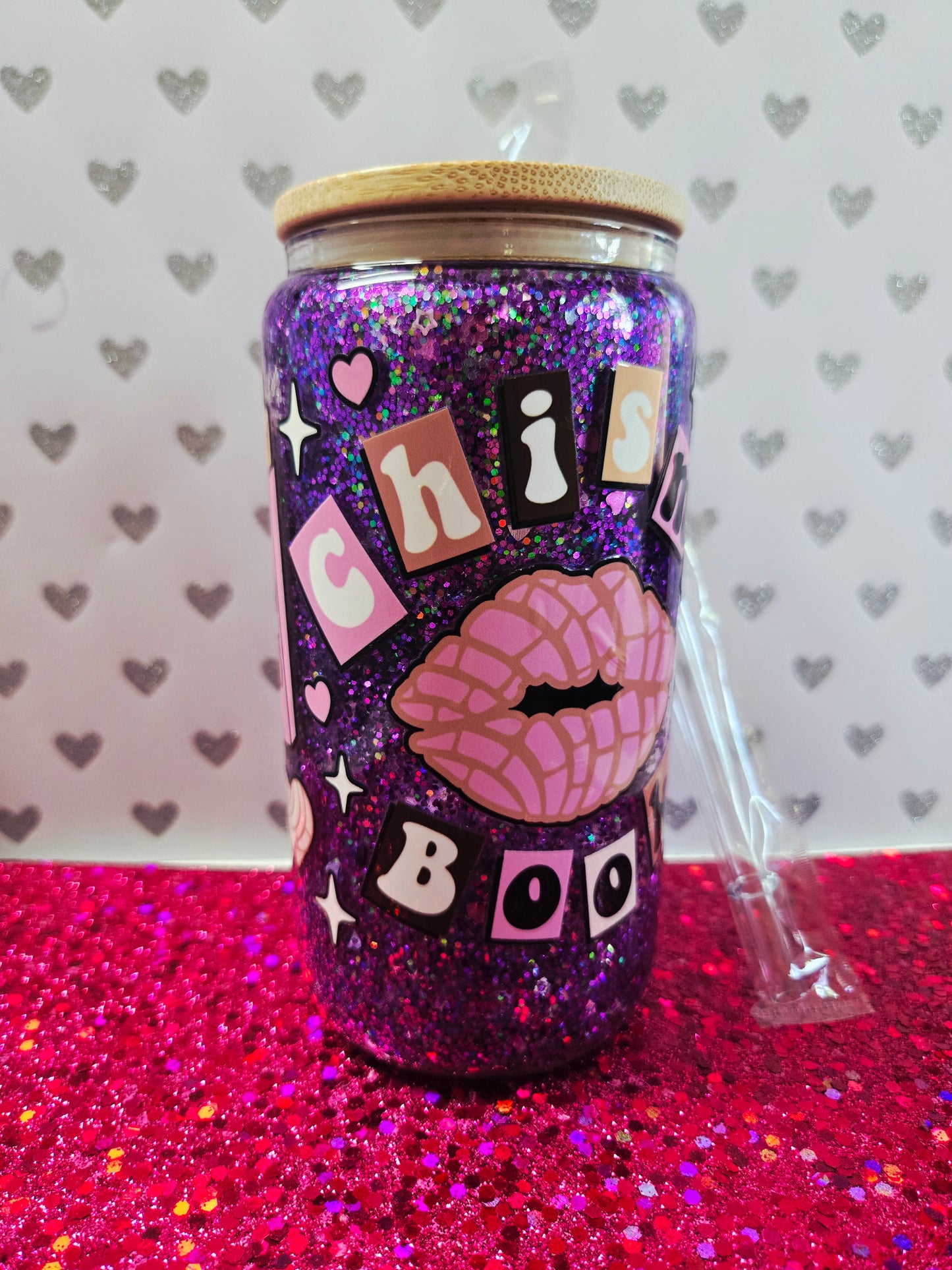 Chisme Book Glass Cup