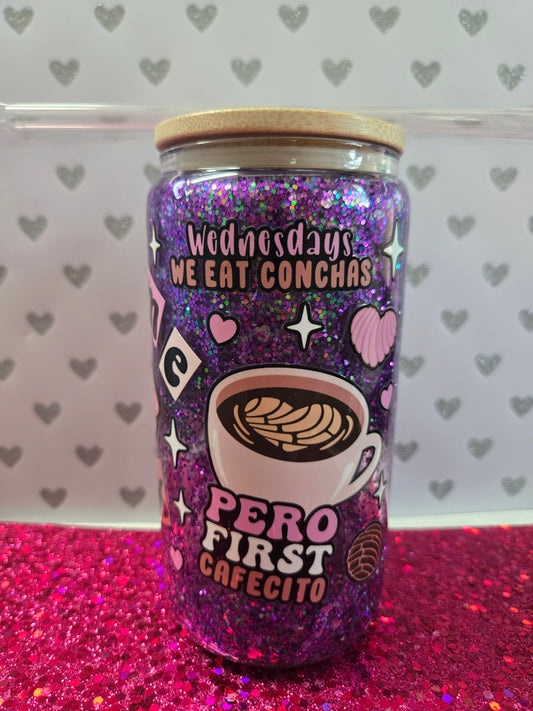 Chisme Book Glass Cup