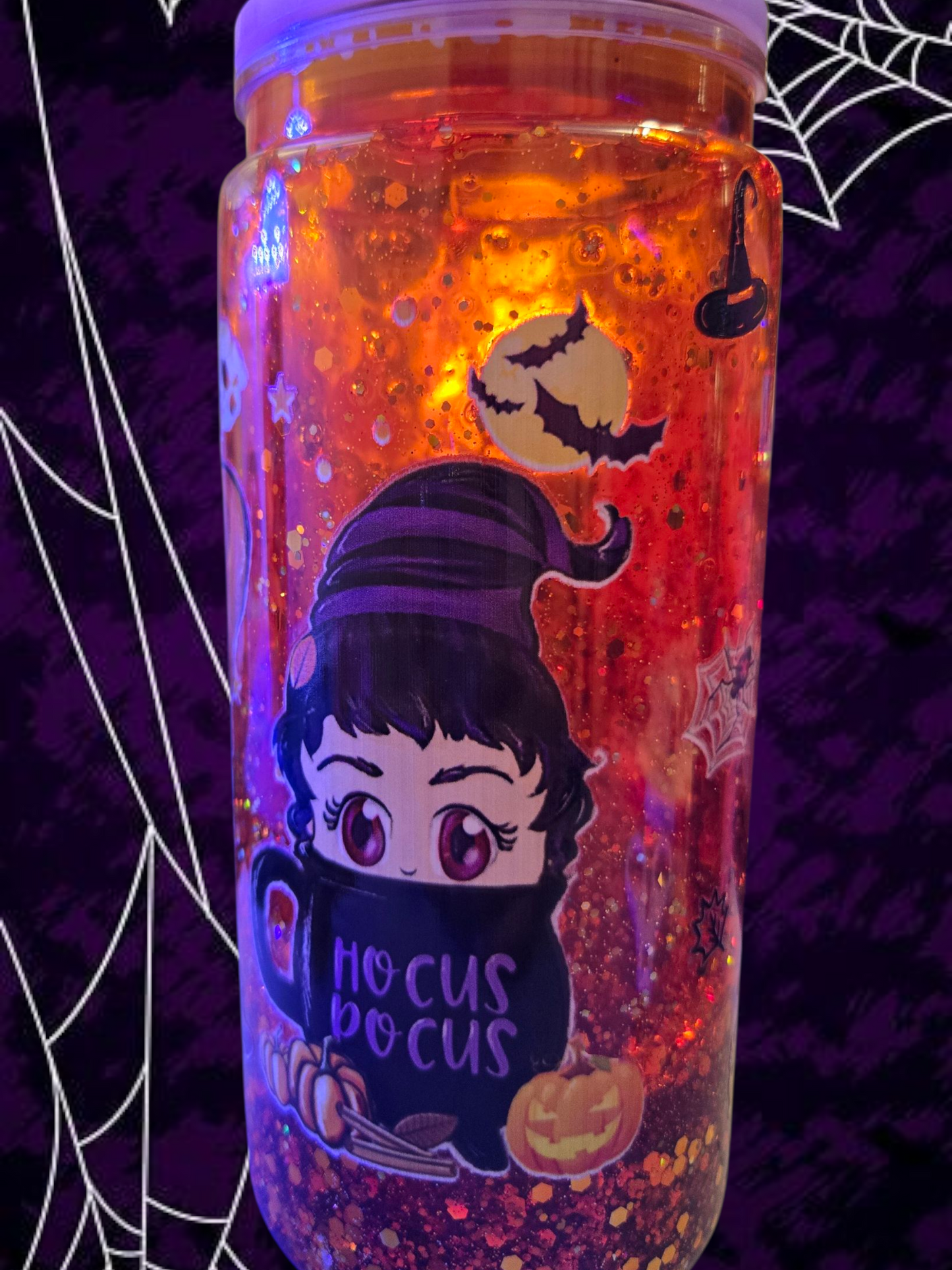 π§‘β¨ Witchy Glitter Cup β¨π§‘