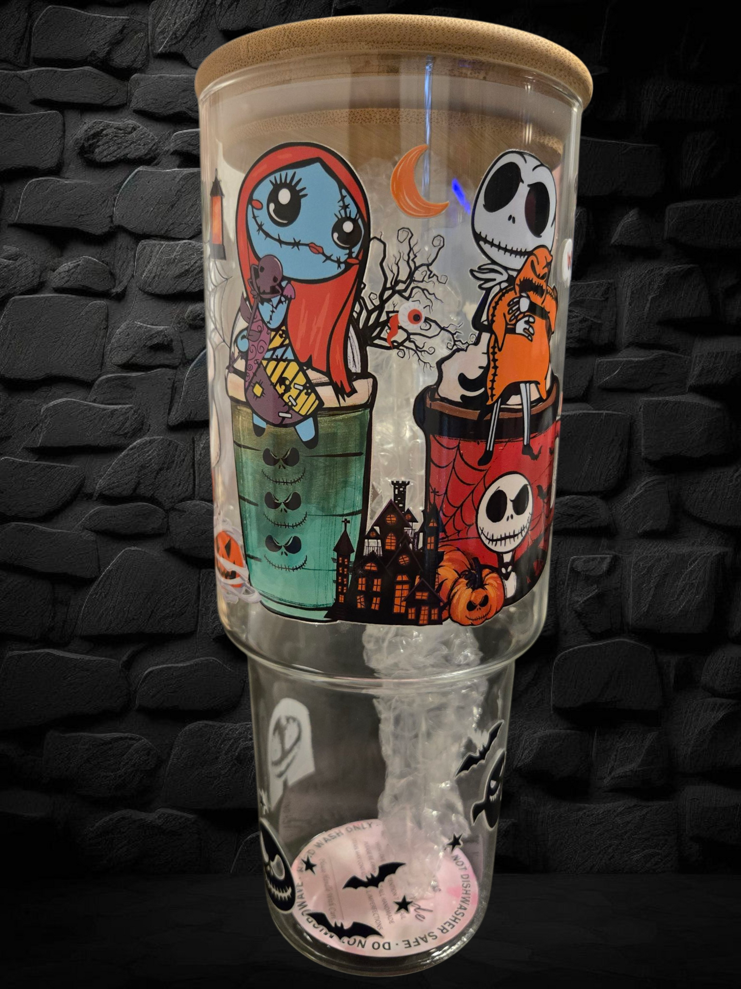 π 40 oz Spooky Glass Cup β Halloween Edition π
