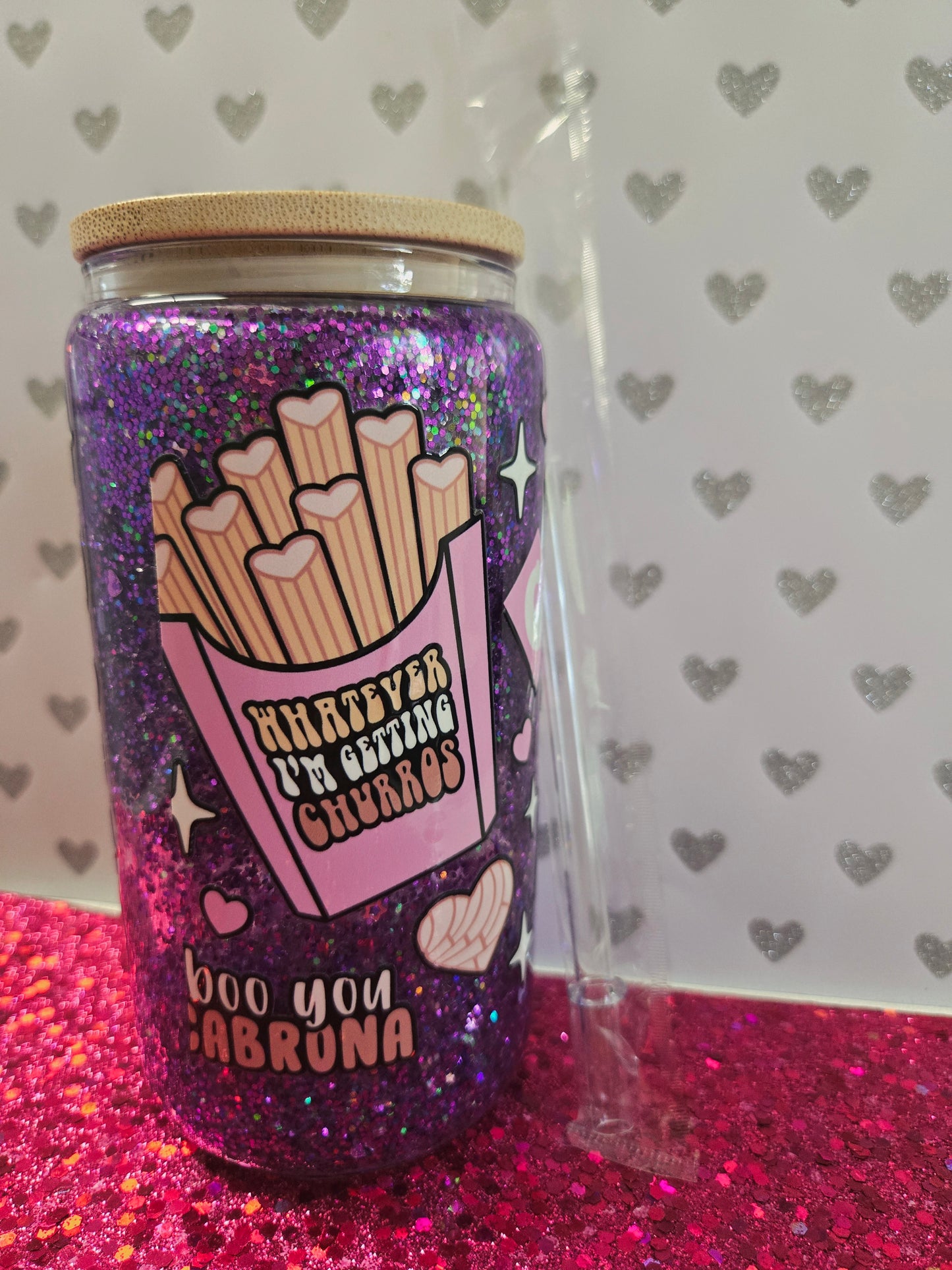 Chisme Book Glass Cup