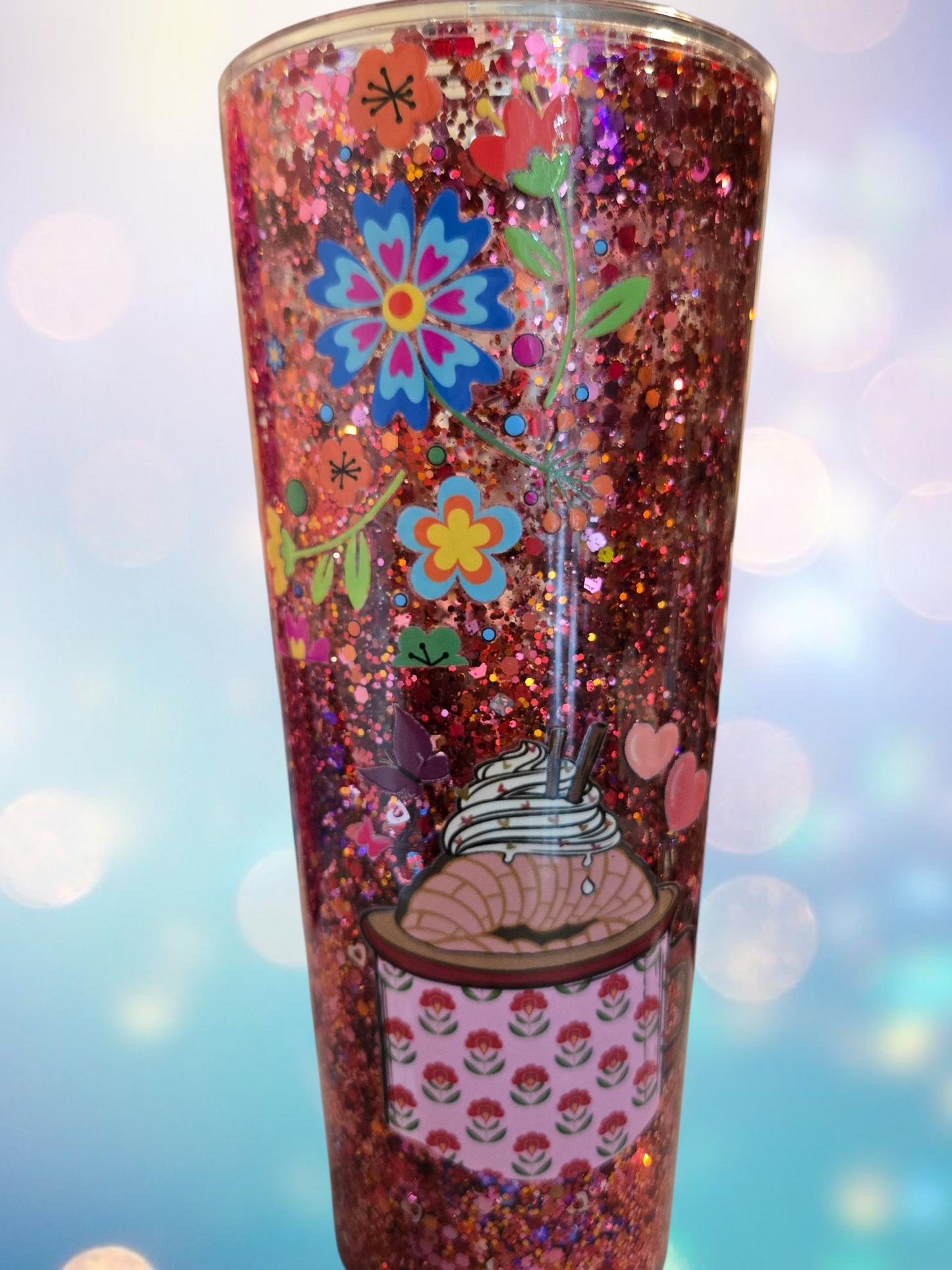 🌺 Viva La Vida – 24 oz Acrylic Tumbler 🎨