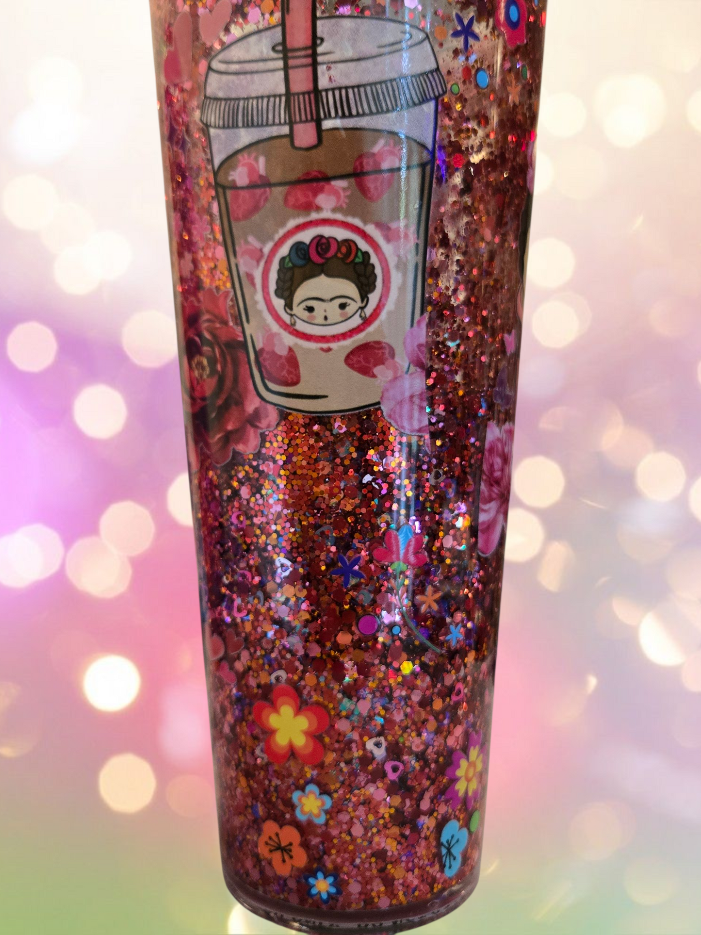 🌺 Viva La Vida – 24 oz Acrylic Tumbler 🎨