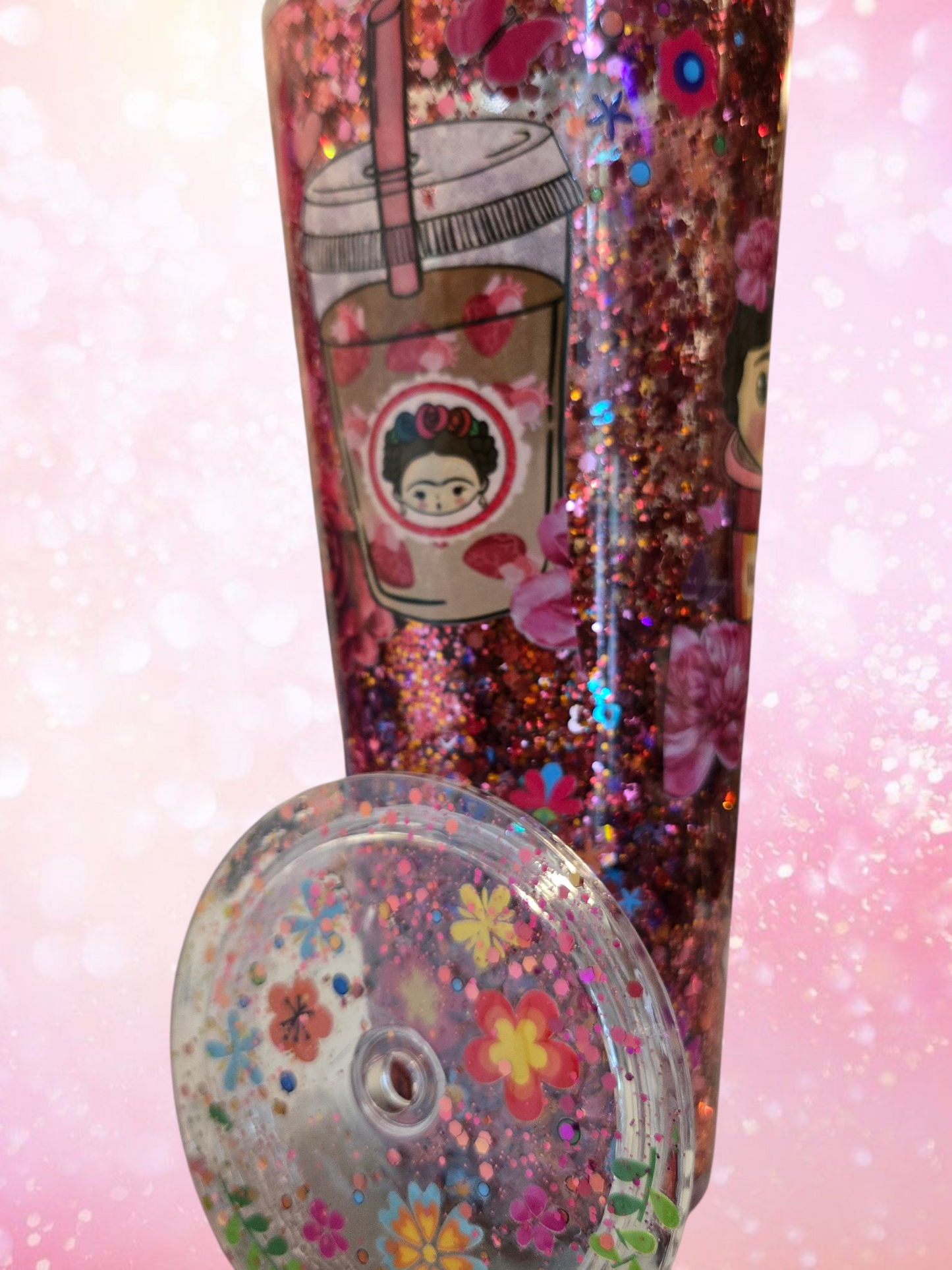 🌺 Viva La Vida – 24 oz Acrylic Tumbler 🎨