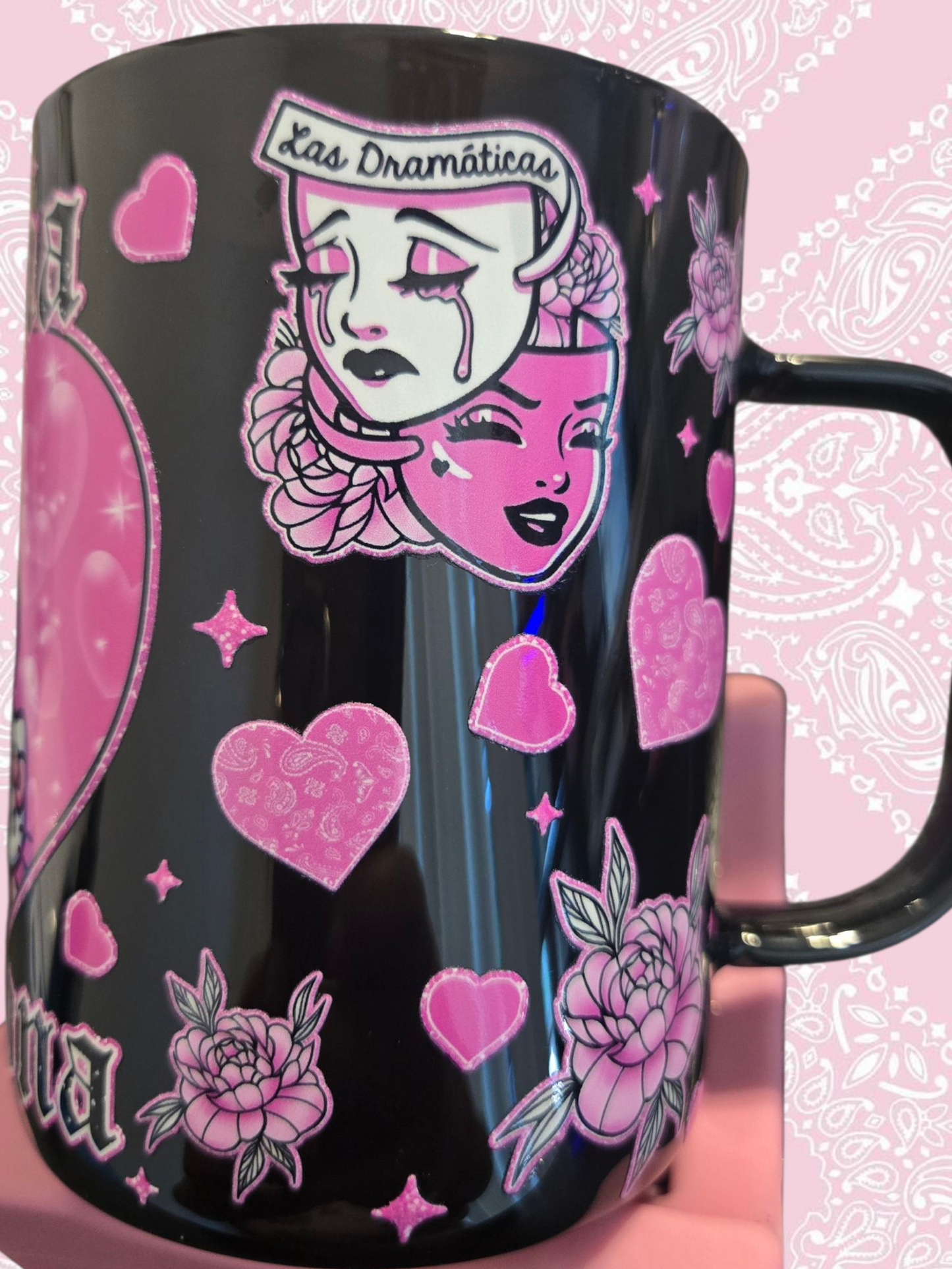 Latina Badass Mom Coffee Cup