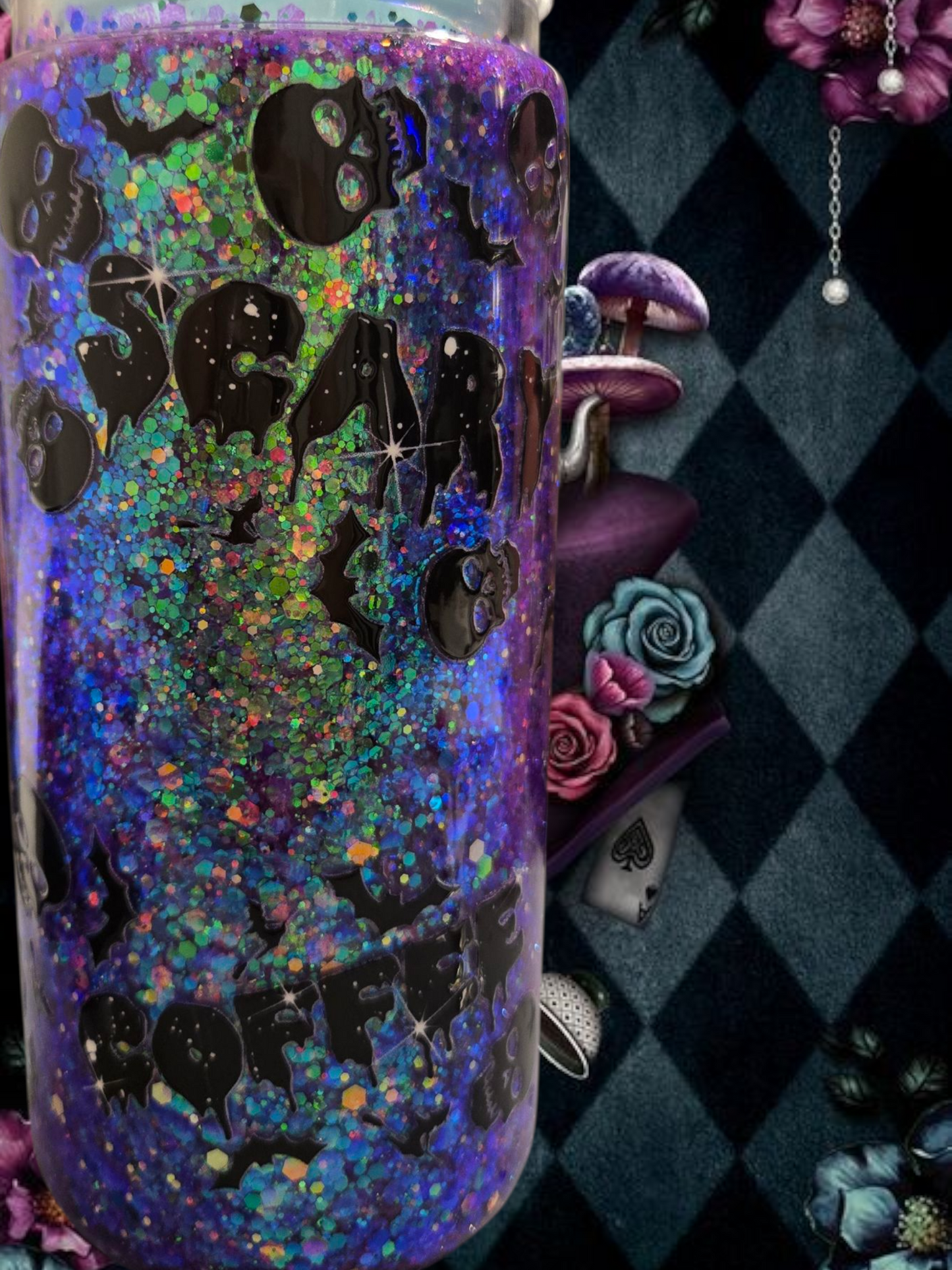 🖤🕰️ Spooky Alice in Wonderland Cup 🕰️🖤