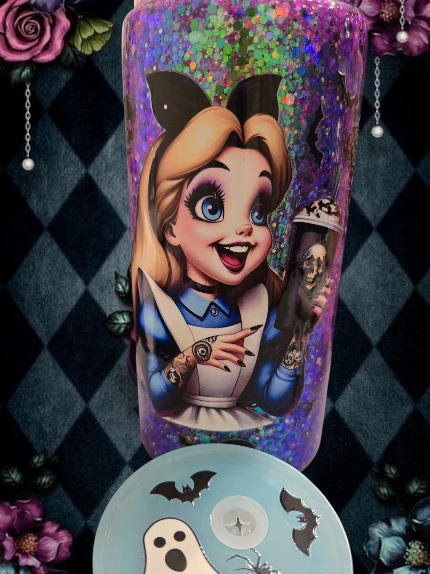 🖤🕰️ Spooky Alice in Wonderland Cup 🕰️🖤