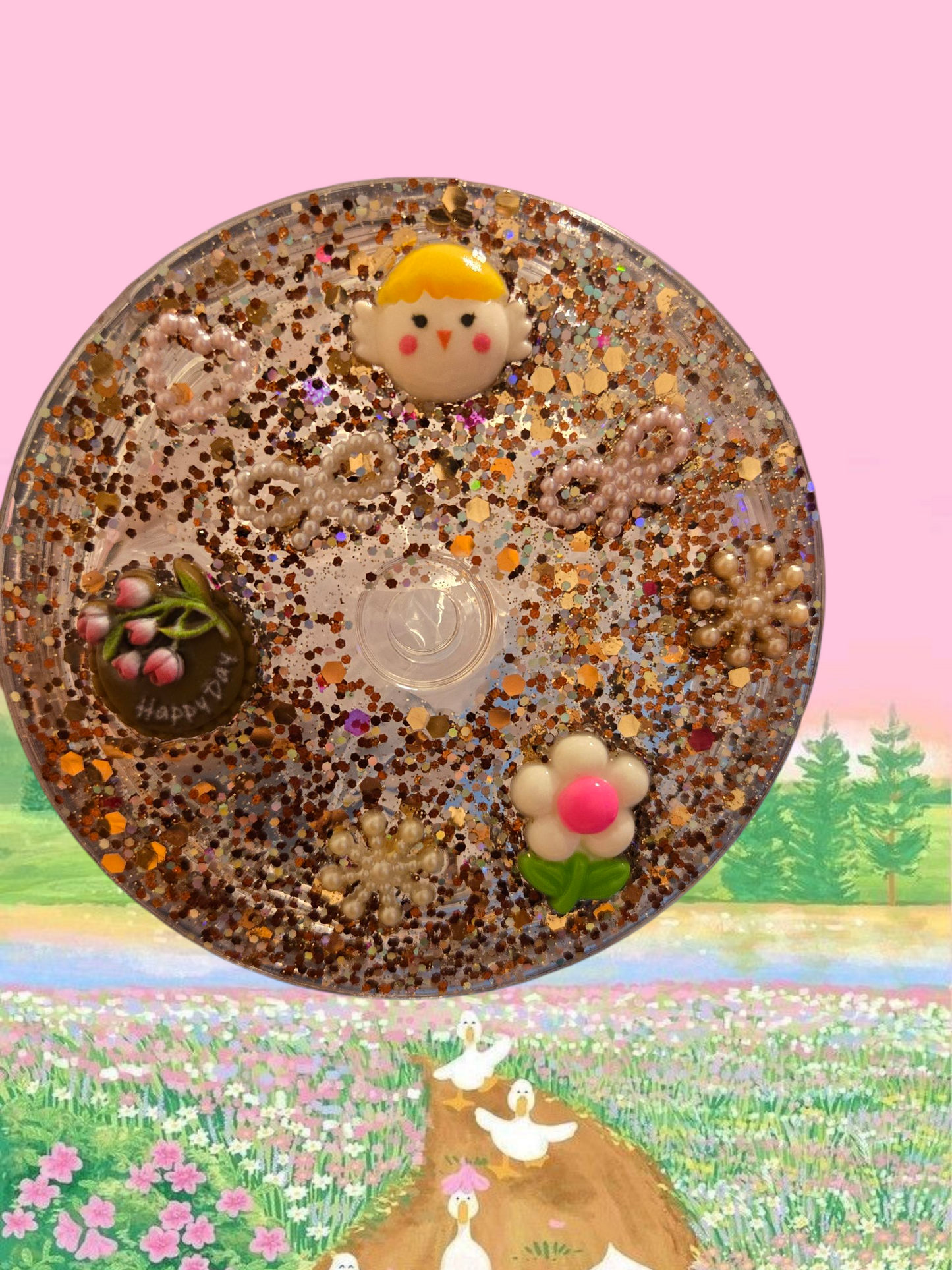 ✨🐷 Adorable Piggy Glitter Snow Globe Tumbler 🐷✨